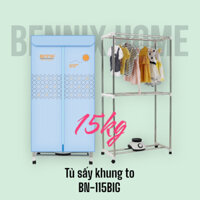 Tủ sấy quần áo loại to 1m72 Bennix Thailand BN-115BIG, sấy gấp đôi lượng quần áo