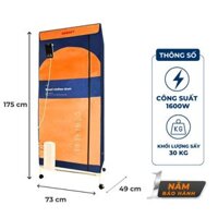 Tủ sấy quần áo SANAKY MS3V sấy khô hẹn giờ tự động, chế độ ionic diệt khuẩn, tải trọng lên tới 30kg
