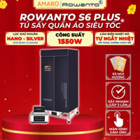 Tủ sấy quần áo siêu tốc ROWANTO S6+ 1m5 đa năng, công suất 1550W, khử khuẩn ION âm, 3 mùi hương thơm