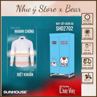 Tủ Sấy Quần Áo SUNHOUSE SHD2702, Công Suất 1500W- Bảo Hành 12 Tháng