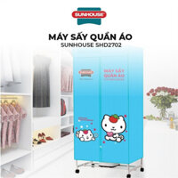 Tủ Sấy Quần Áo Sunhouse SHD2702 GHM, Công Suất 900W, Sấy 10KG Quần Áo, Hàng Chính Hãng, Bảo Hành 12 Tháng.