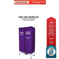 Tủ sấy quần áo sunhouse shd2707 sấy 20kg - Khử khuẩn - Sấy khô, Sấy nhanh trong vòng 1 giờ, sấy quần áo lên tới 15kg/lần