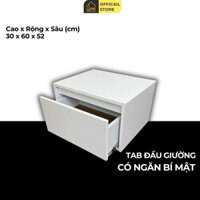 Tủ - tab đầu giường có ngăn bí mật (1 hộc) đa năng, tối giản, MTG2401, Nội Thất Thông Minh MODI