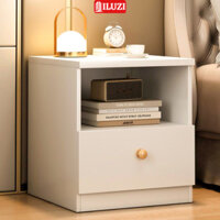 Tủ tab đầu giường ngăn kéo ray mượt decor phòng ngủ gỗ MDF chắc chắn - GP343