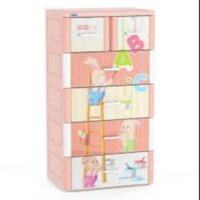 Tủ TABI - L 5 tầng 6 ngăn - tủ nhựa Duy Tân