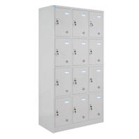Tủ tài liệu locker 12 ngăn Hòa Phát mã TU984-3K