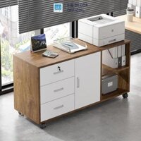 Tủ Tài Liệu, Máy In Văn Phòng Hệ Bánh Xe Di Động SIB Decor HS24