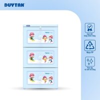 Tủ Tano 3 ngăn DUY TÂN nhựa PP/ABS, tủ quần áo đa năng, tiện lợi
