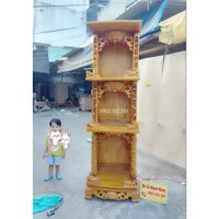 Tủ thờ 3 tầng gỗ tự nhiên