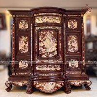 Tủ thờ gỗ Cẩm lai " Cao Cấp " kích thước 1m76x81 cao 1m54 (tiến bảo-đăng khoa-tiến bảo)