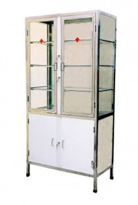 Tủ thuốc inox 160x80x40cm inox 201