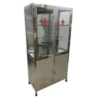 Tủ thuốc inox chuẩn y tế 160x80x40cm