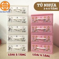 tủ thuốc mini nhựa Việt Nhật, tủ nhựa đựng đồ nhỏ gọn có hoa văn 3623