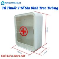 Tủ Thuốc Y Tế Gia Đình Treo Tường Bằng Nhựa ABS
