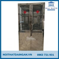 Tủ Thuốc Y Tế Inox có Ngăn AB TYT 01