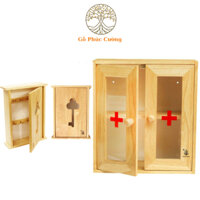 TỦ THUỐC Y TẾ VÀ TỦ TREO CHÌA KHÓA  - GỖ CAO SU BỀN ĐẸP, SANG TRỌNG VỚI MỌI KHÔNG GIAN CĂN NHÀ