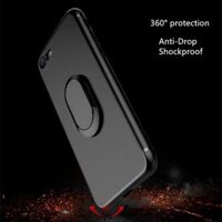 Từ tính 360  stent kim loại Silicone mềm Vỏ bảo vệ Dành cho iPhone6 6s Plus 7 8Plus XS MAX XR 11Pro - Đen-Black, Đen-Black
