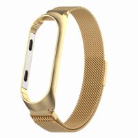 Từ tính Milanese Dây Thép không gỉ Cao Cấp Dây Đeo cổ tay Cho Xiaomi Miband 3 Vòng Tay Thông Minh Screwless