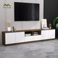 Tủ Tivi - Kệ Tivi Đặt Sàn Cánh Lật TV12 - Gỗ MDF 15mm Lõi Xanh chống ẩm