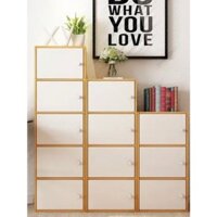 Tủ tổ ong nhiều tầng có ngăn tủ đa năng, đựng đồ kệ sách gỗ để đồ, phong cách hiện đại