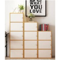 Tủ tổ ong nhiều tầng có ngăn tủ đa năng, đựng đồ kệ sách gỗ để đồ, phong cách hiện đại ND55