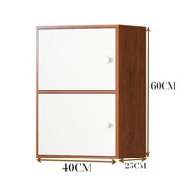 Tủ tổ ong nhiều tầng IMU Furniture tủ gỗ óc chó có ngăn, đựng đồ kệ sách gỗ để đồ