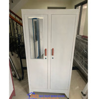 Tủ tôn treo quần áo 2 cửa nhiều màu, 2 khoang treo đồ rộng dãi cao 157cm rộng 77cm Nội Thất Minh Quân
