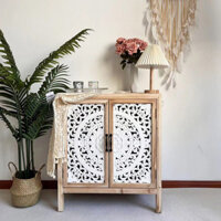 Tủ trang trí phong cách Mỹ, tủ để đồ phòng khách, tủ gỗ chạm khắc, tủ để đồ đa năng, tủ cạnh bàn ăn