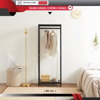 Tủ treo quần áo gỗ khung sắt tĩnh điện cao cấp size 60 cm thương hiệu MW FURNITURE - Special