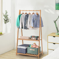 Tủ treo quần áo lắp ráp kiểu hàn quốc gỗ tự nhiên, nội thất phòng ngủ - Tủ treo chữ A - M