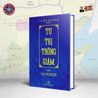 TƯ TRỊ THÔNG GIÁM biên niên sử 5000 năm Trung Quốc  Tư Mã Quang  Bìa cứng bọc giấy gấm vân rồng  tập 9