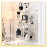 Tủ Trong Suốt Bảo Quản Trưng Bày Nước Hoa Mỹ Phẩm Để Bàn Makeup Trang Điểm COZY DECOR