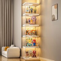Tủ Trưng Bày Acrylic Làm Bằng Tay Lego Đồ Chơi Mô Hình Khối Xây Dựng Gundam Giá Để Đồ Gia Dụng Hộp Mù Trong Suốt Hộp Lưu