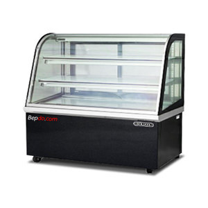 Tủ trưng bày bánh kiếng cong 1m8 Berjaya CCS18SB13-2FB