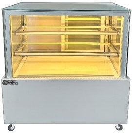 Tủ trưng bày bánh kính vuông 2 tầng dài 1.2m Snow Village GB-300-4L.Z