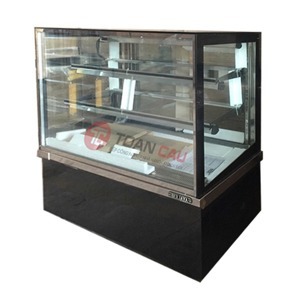 Tủ trưng bày bánh lạnh Berjaya RCS-15SB13-2FB - kính vuông, 1.5m
