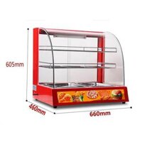 tủ trưng bày giữ nóng thực phẩm