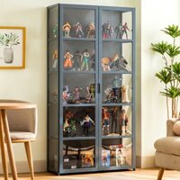 Tủ trưng bày làm bằng tay hai cánh acrylic trong suốt Kệ mô hình đồ chơi Lego