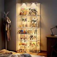 Tủ Trưng Bày Lego Thủ Công Hoàn Toàn Trong Suốt Với Đèn, Hộp Đựng Đồ Mô Hình