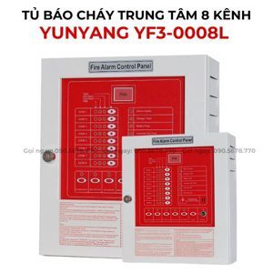 Tủ trung tâm 8 kênh báo cháy Yun Yang YF3-0008L
