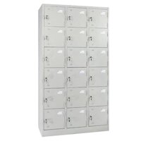 Tủ TS10 | Tủ locker 190 18 khoang, cánh mở có khóa