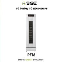 Tủ Ủ Bột/ Tủ Lên Men Thực Phẩm SGE PF16 Điều Chỉnh Nhiệt, Độ Ẩm Chính Xác 3 Kích Cỡ Tiêu Chuẩn Inox