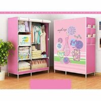 TỦ VẢI 3D 2 BUỒNG 6 NGĂN TIỆN ÍCH