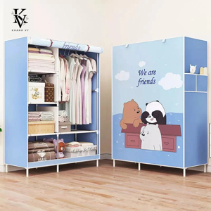 Tủ vải 3D 2 buồng 6 ngăn
