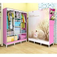 TỦ VẢI 3D 3 BUỒNG 8 NGĂN