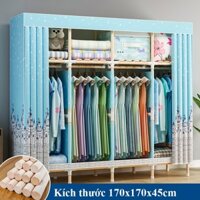 Tủ vải 4 buồng khung gỗ thông đặc siêu bền bảo hành 12 tháng 1 đổi 1