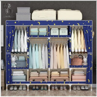 Tủ vải 4 buồng khung gỗ thông bọc nhựa nhập khẩu cao cấp