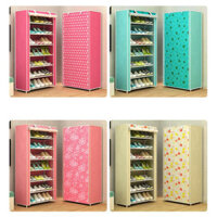 Tủ Vải Đựng Giầy Dép 7 Tầng Họa Tiết Hoa Văn Tiện Dụng