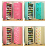 Tủ Vải Đựng Giầy Dép 7 Tầng Họa Tiết Hoa Văn Tiện Dụng