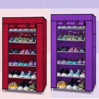 Tủ Vải Kệ Đựng Giầy Dép 6 Tầng